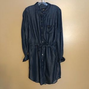 Tommy Hilfiger Jean Button Up Shirt Dress